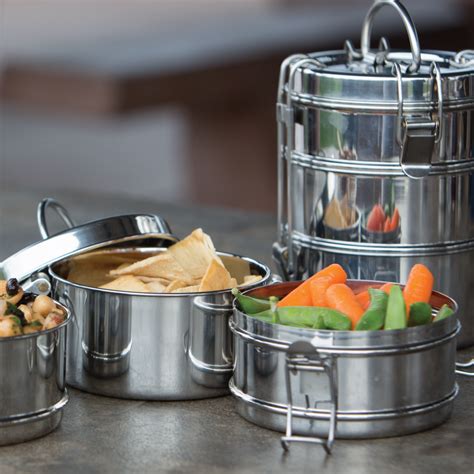 tiffin box stainless steel|best steel tiffin food containers.